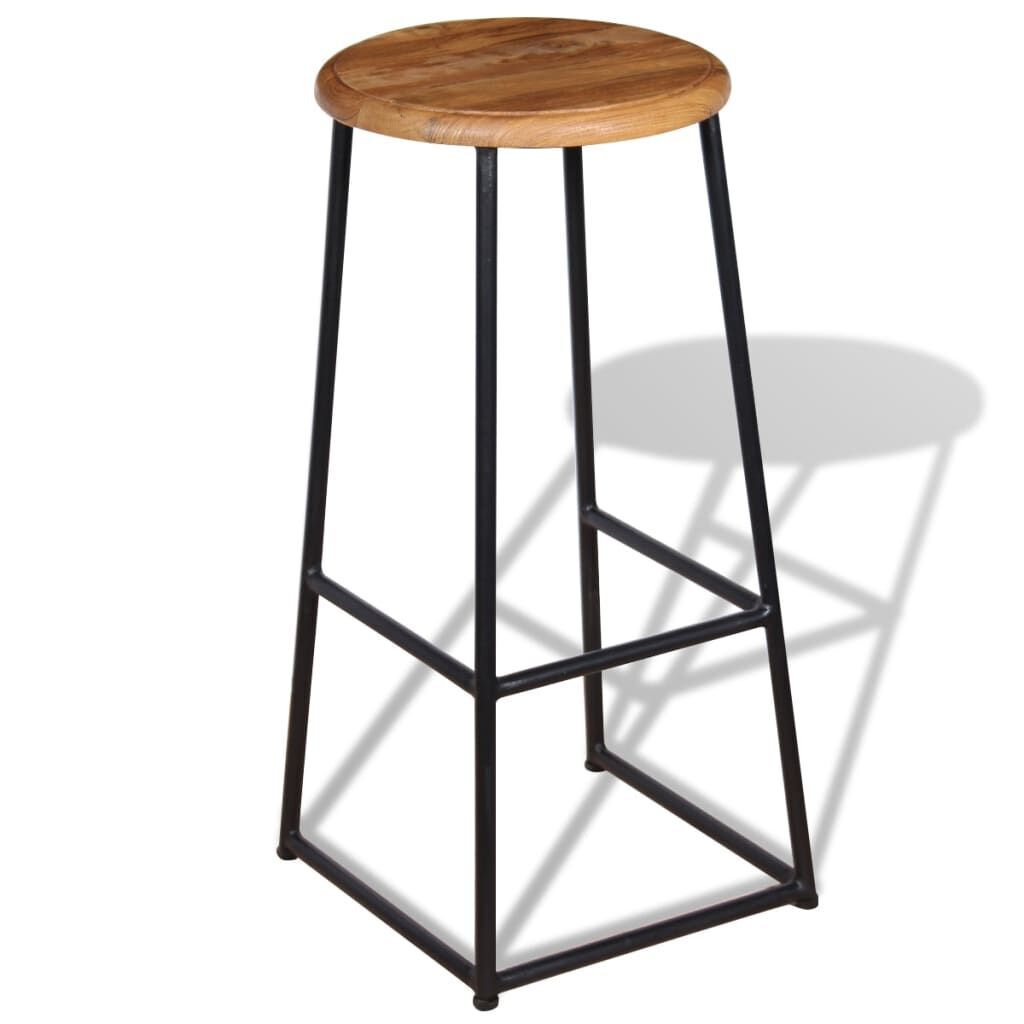 Bar Stools 2 pcs Solid Teak Wood Price