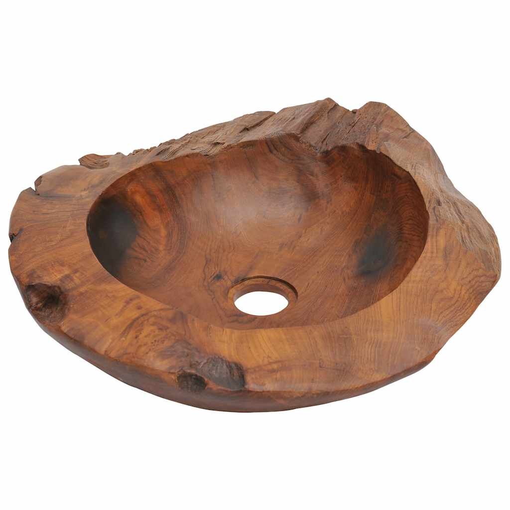 Basin Solid Teak 45 cm Price