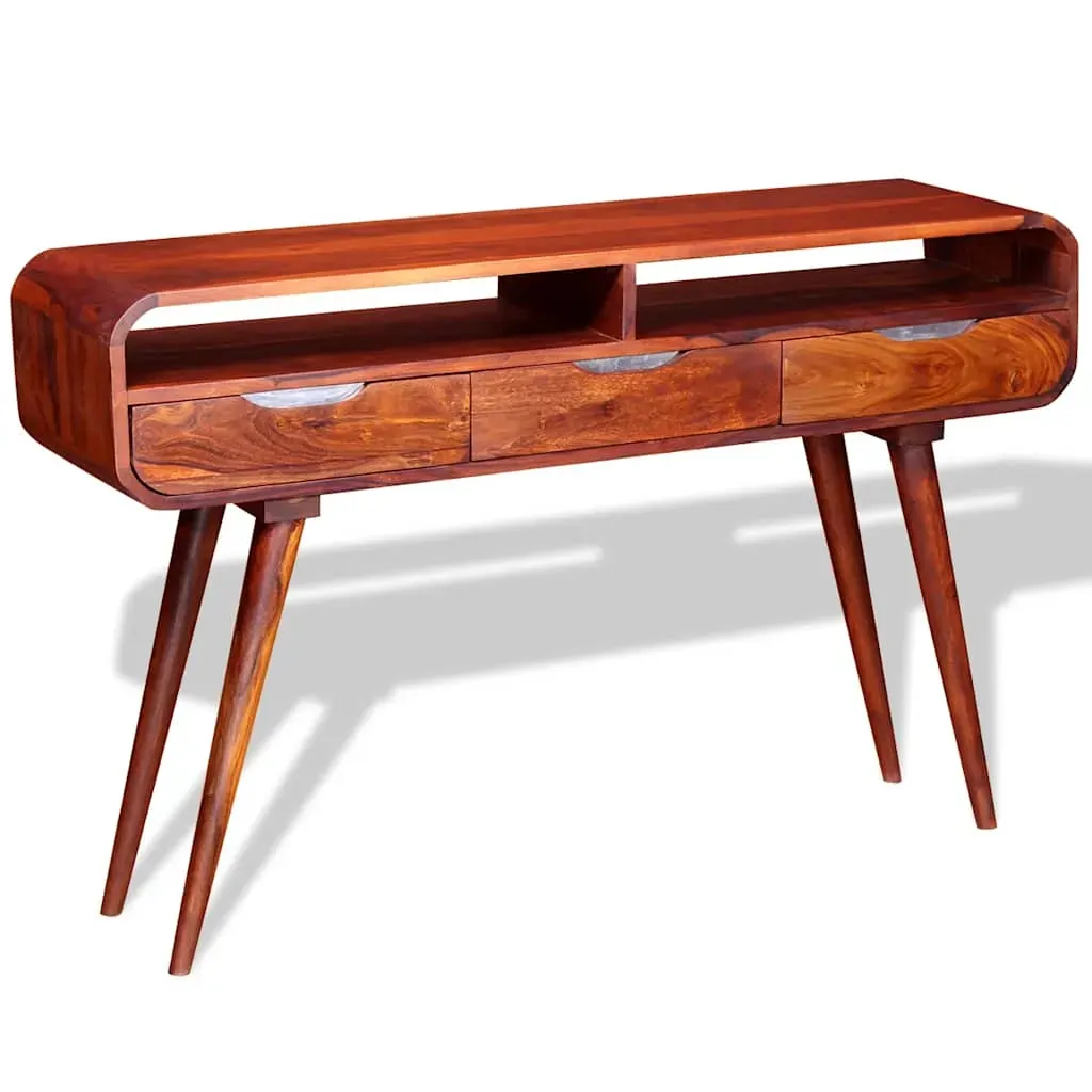 Console Table Solid Acacia Wood 120x30x75 cm Price