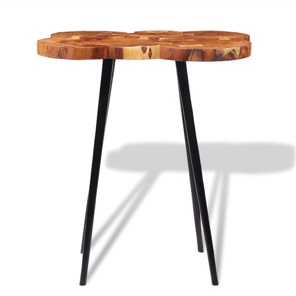 Log Bar Table Solid Acacia Wood 90x60x110 cm Price