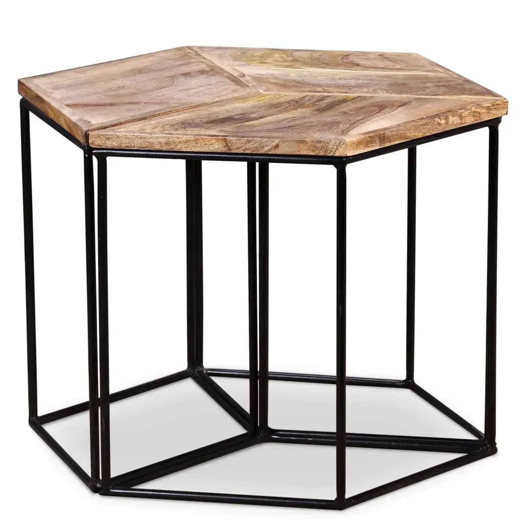 Coffee Table Solid Mango Wood 56x48x40 cm Price