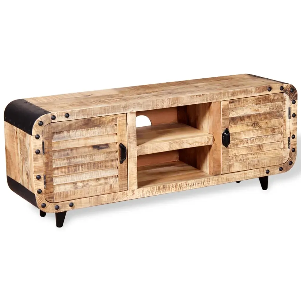 TV Cabinet Rough Mango Wood 120x30x50 cm Price
