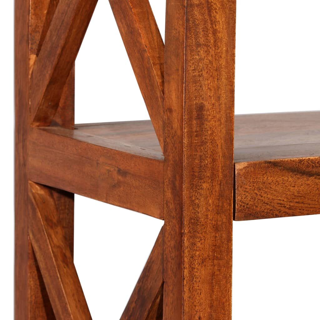 Bookshelf Solid Acacia Wood Honey Finish 60x30x160 cm Price