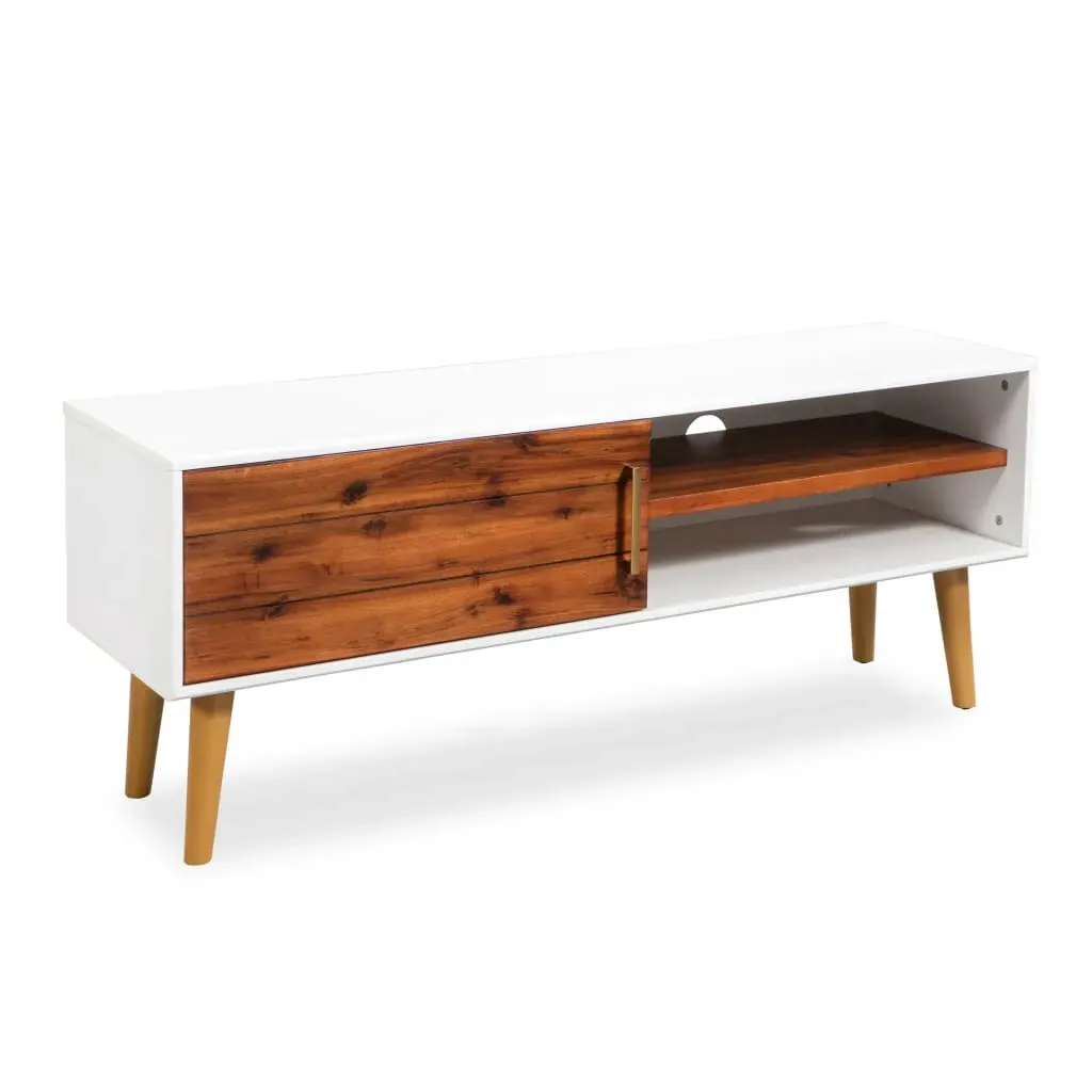 TV Cabinet Solid Acacia Wood 120x35x45 cm Price
