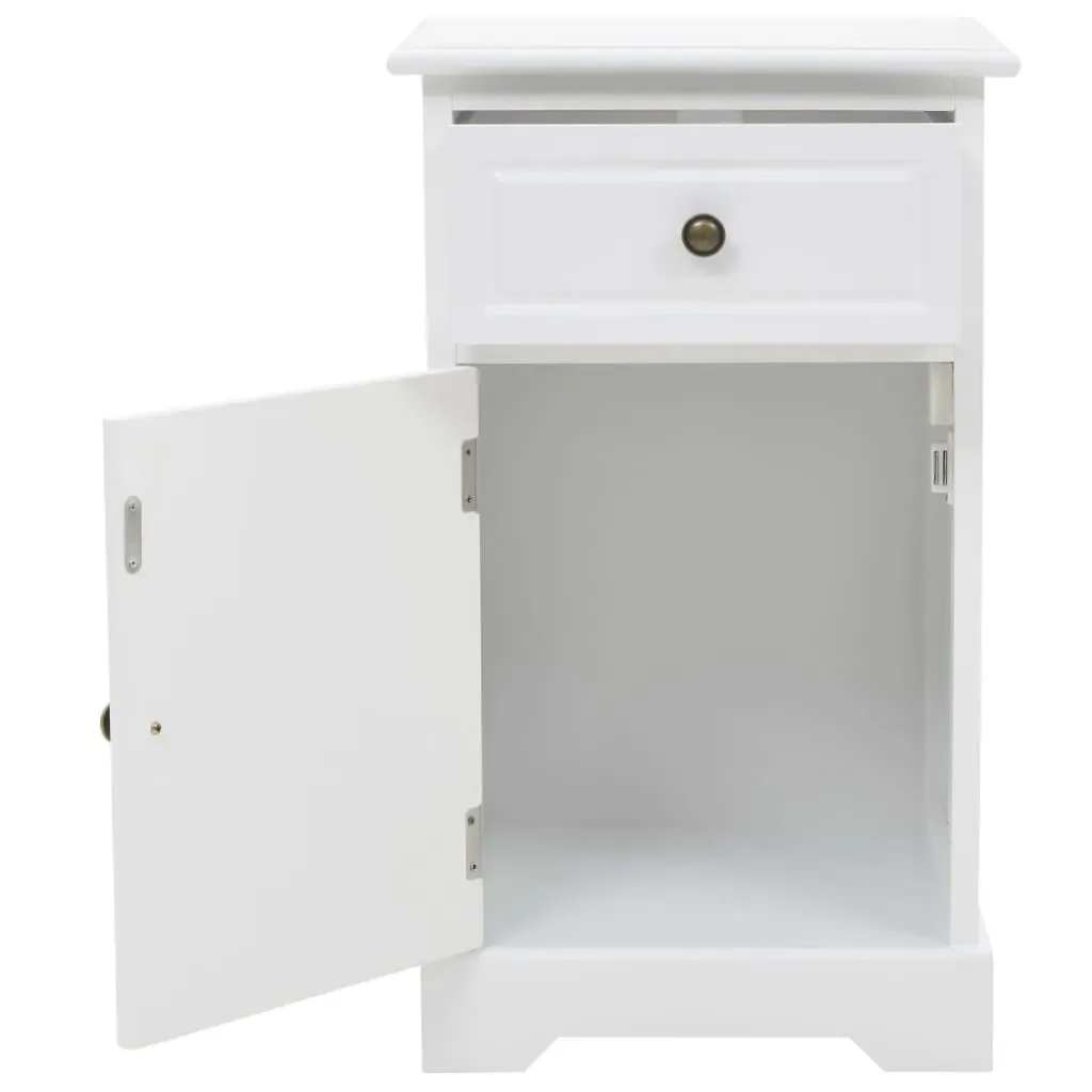 Bedside Cabinet MDF and Pinewood 35x32x59 cm Price