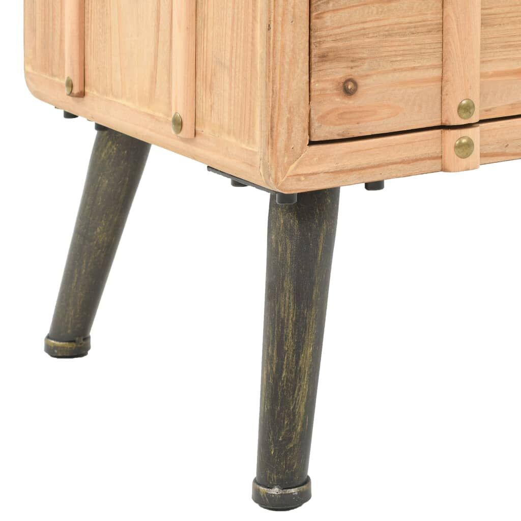 Bedside Cabinet Solid Fir Wood 50x35x57 cm Price