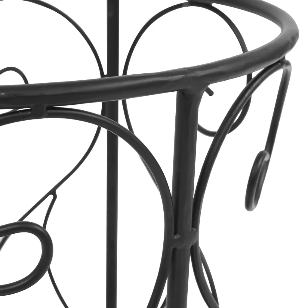 Umbrella Stand Vintage Style Metal 26x46 cm Black Price