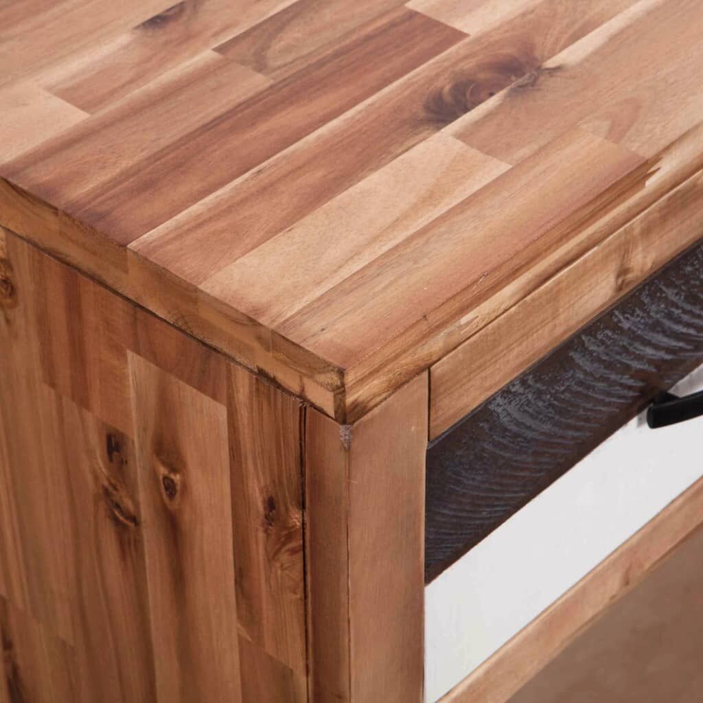Console Table Solid Acacia Wood 86x30x75 cm Price