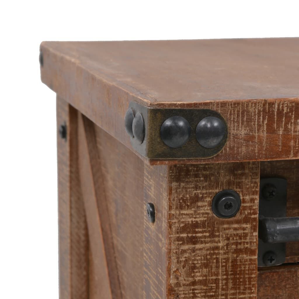 Console Table Solid Fir Wood 131x35.5x75 cm Brown Price