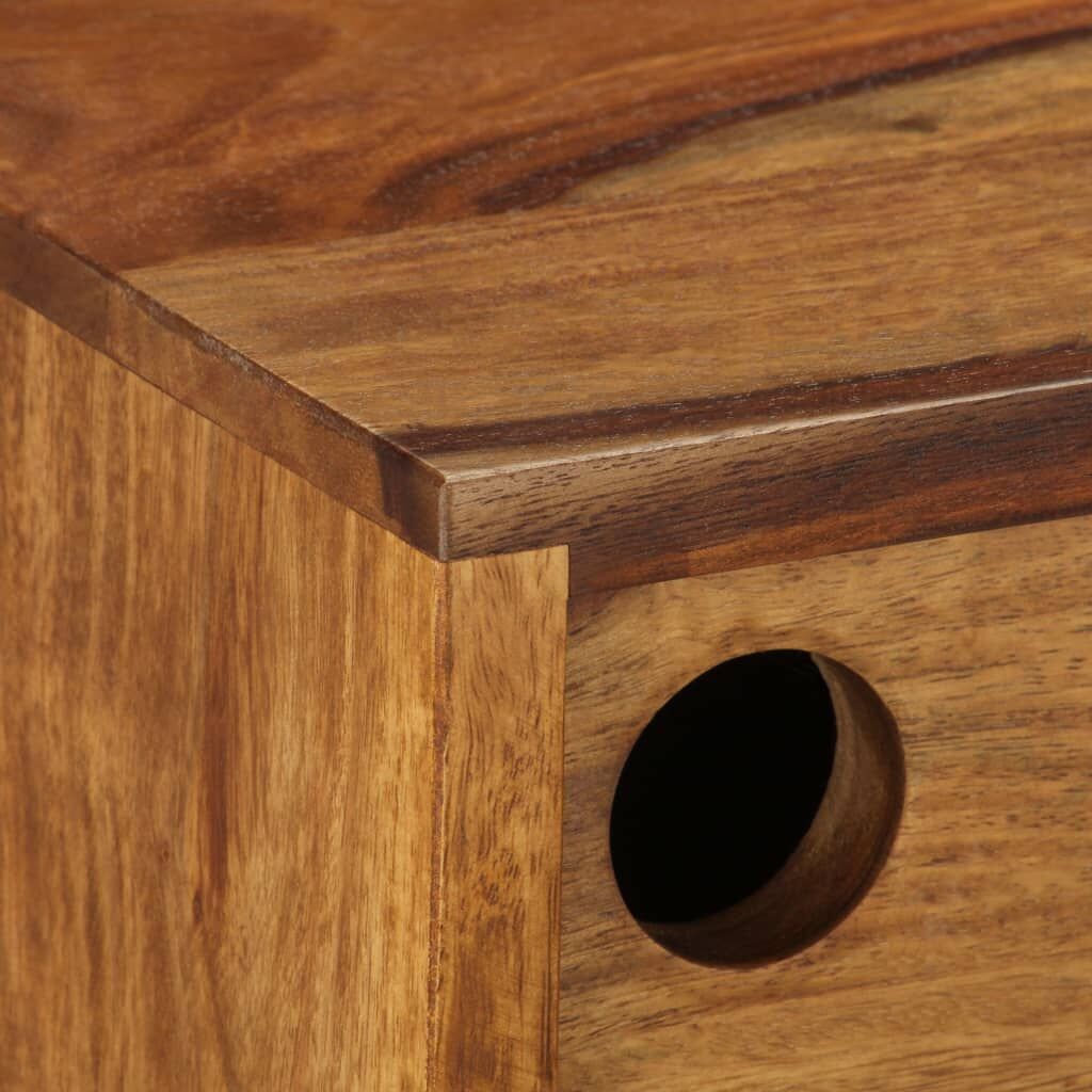 Sideboard Solid Acacia Wood 118x30x66 cm Price