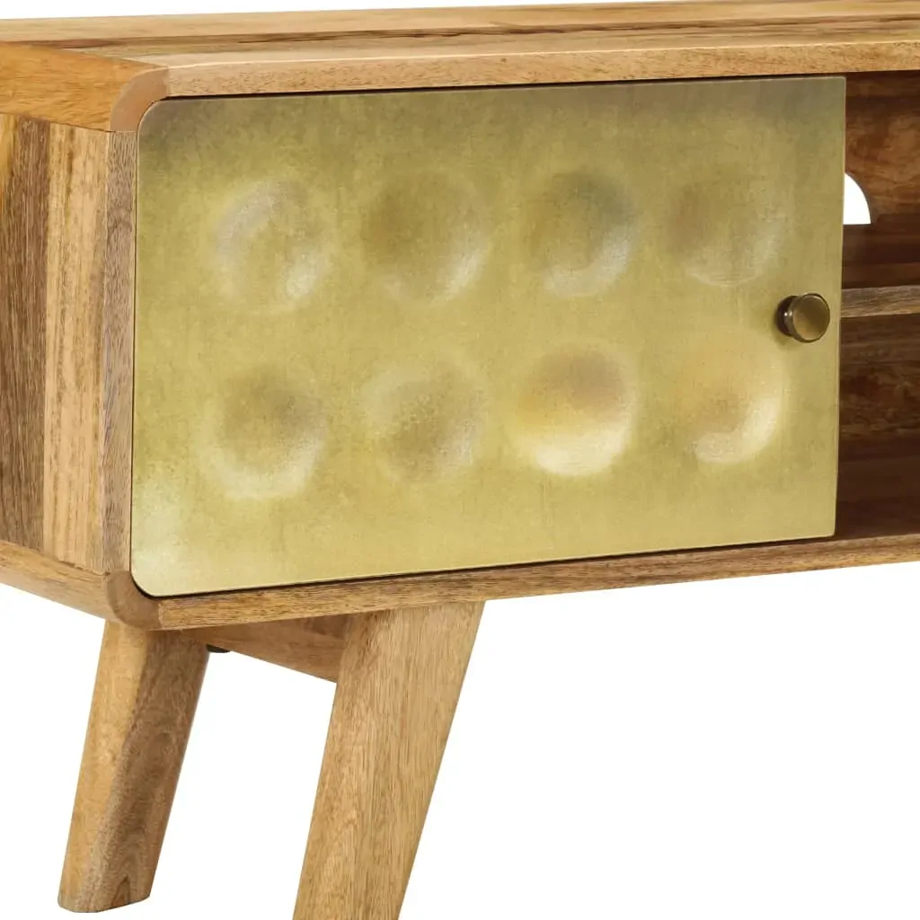 TV Cabinet Solid Mango Wood 120x30x45 cm Price