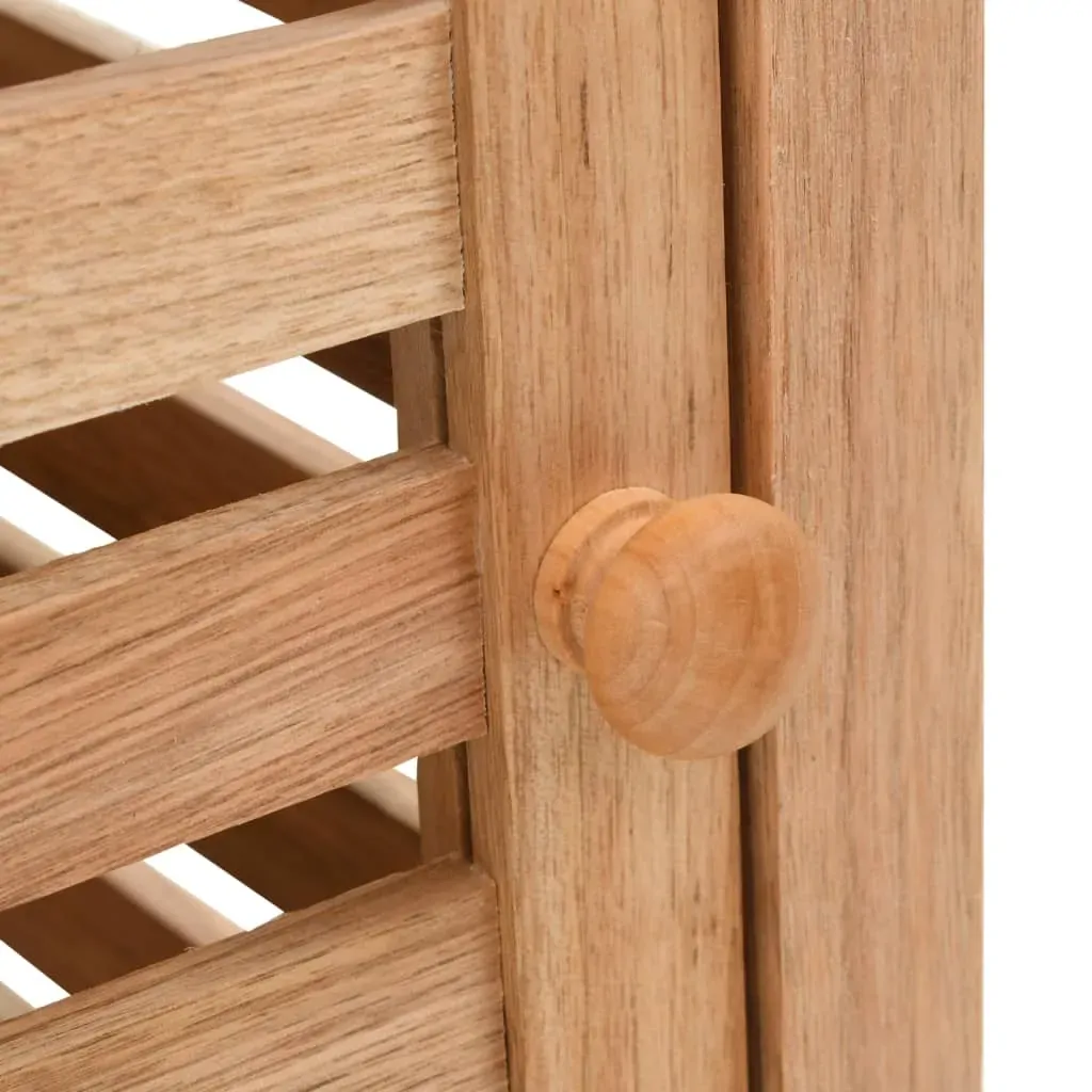 Bathroom Storage Cabinet Solid Walnut Wood 39.5x35.5x86 cm Price