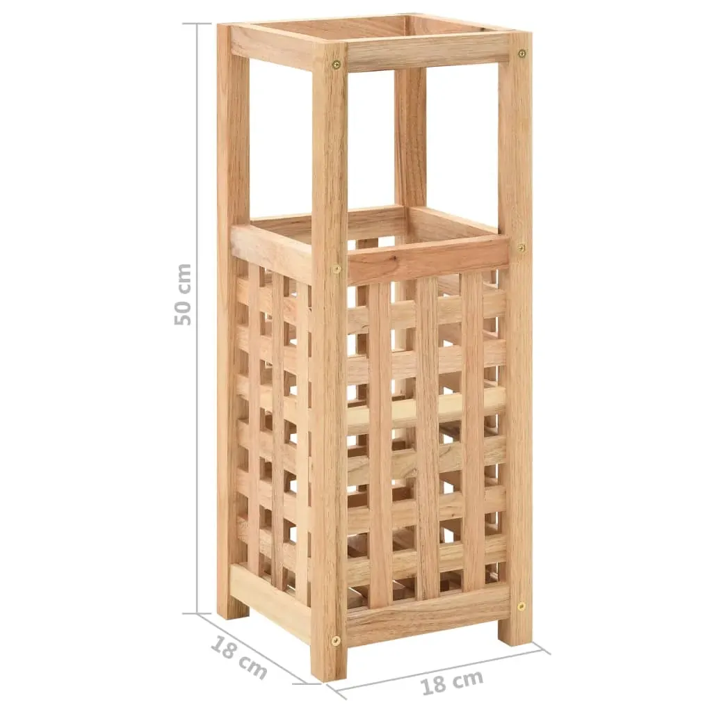 Umbrella Stand Solid Walnut Wood 18x18x50 cm Price