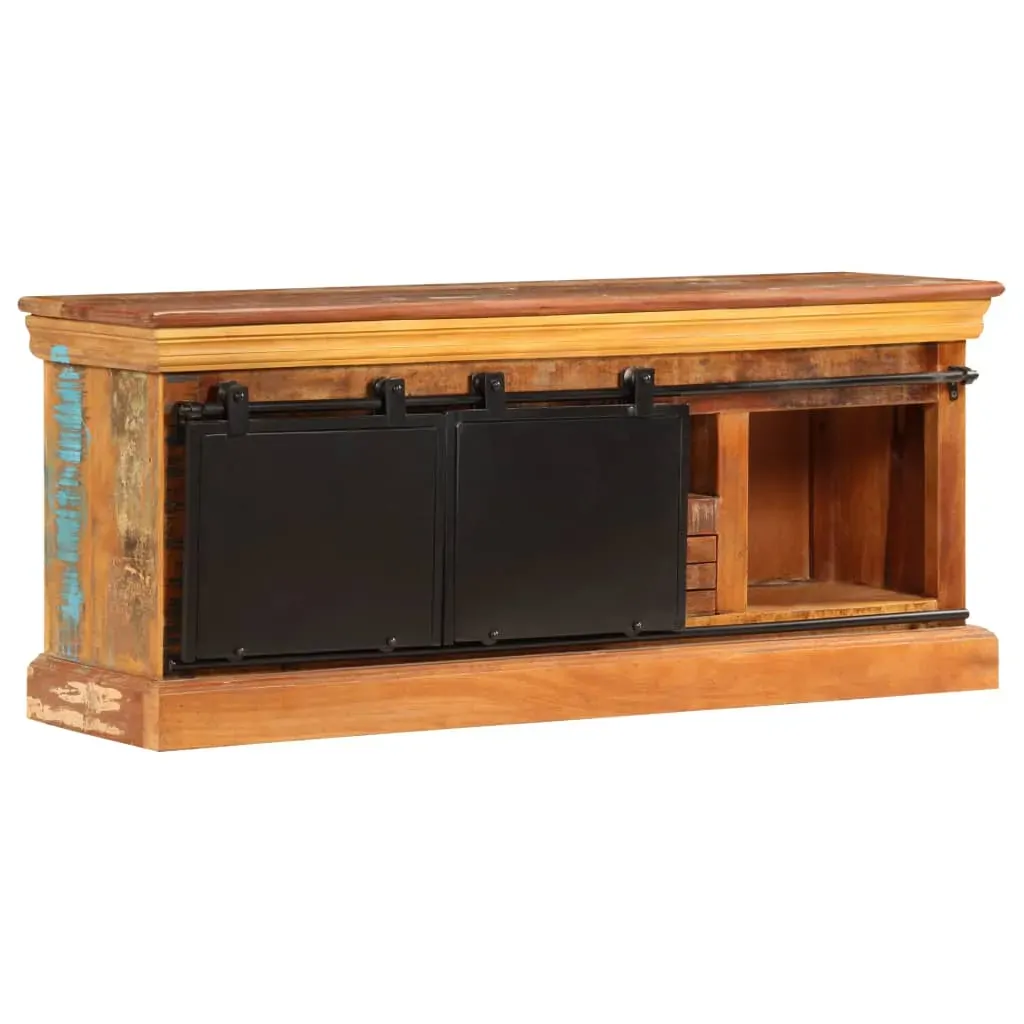 TV Cabinet 110x30x45 cm Solid Reclaimed Wood Price