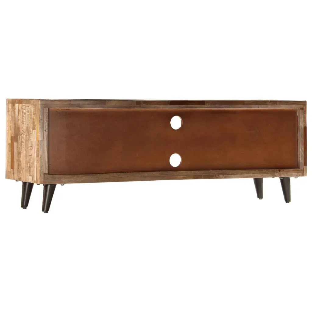 TV Cabinet 118x30x40 cm Solid Mango Wood Price