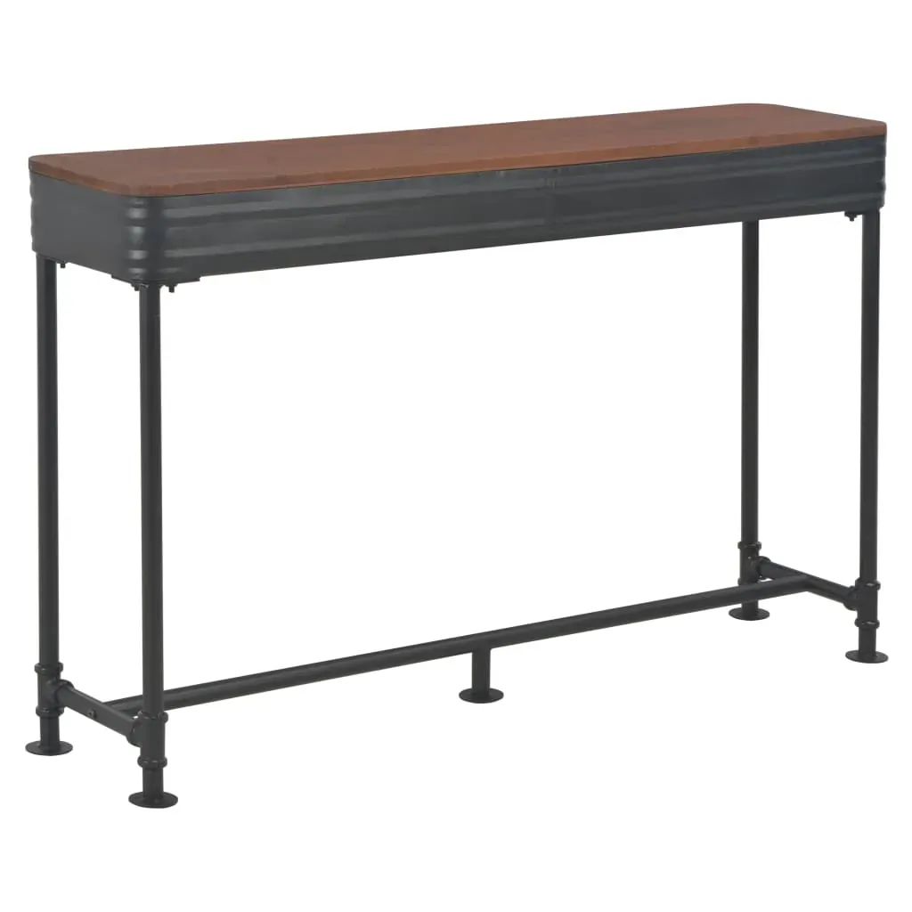 Console Table with 2 Drawers 120x30x75 cm Solid Fir Wood Price