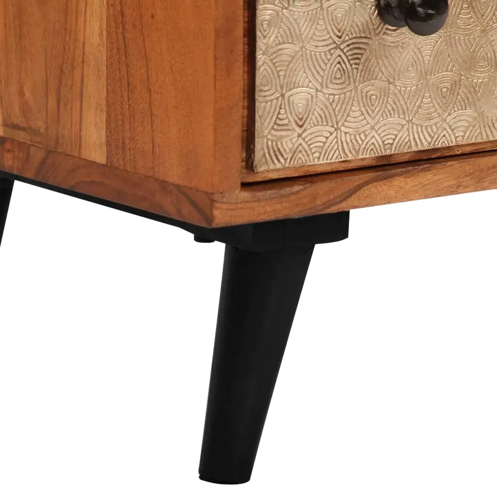 Chest of Drawers 60x30x75 cm Solid Acacia Wood Price