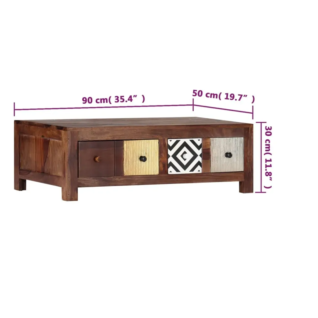 Coffee Table 90x50x30 cm Solid Acacia Wood Price