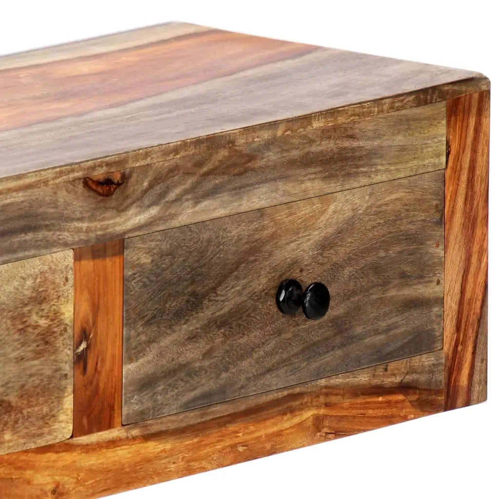 Wall Console Table 100x25x20 cm Solid Acacia Wood Price