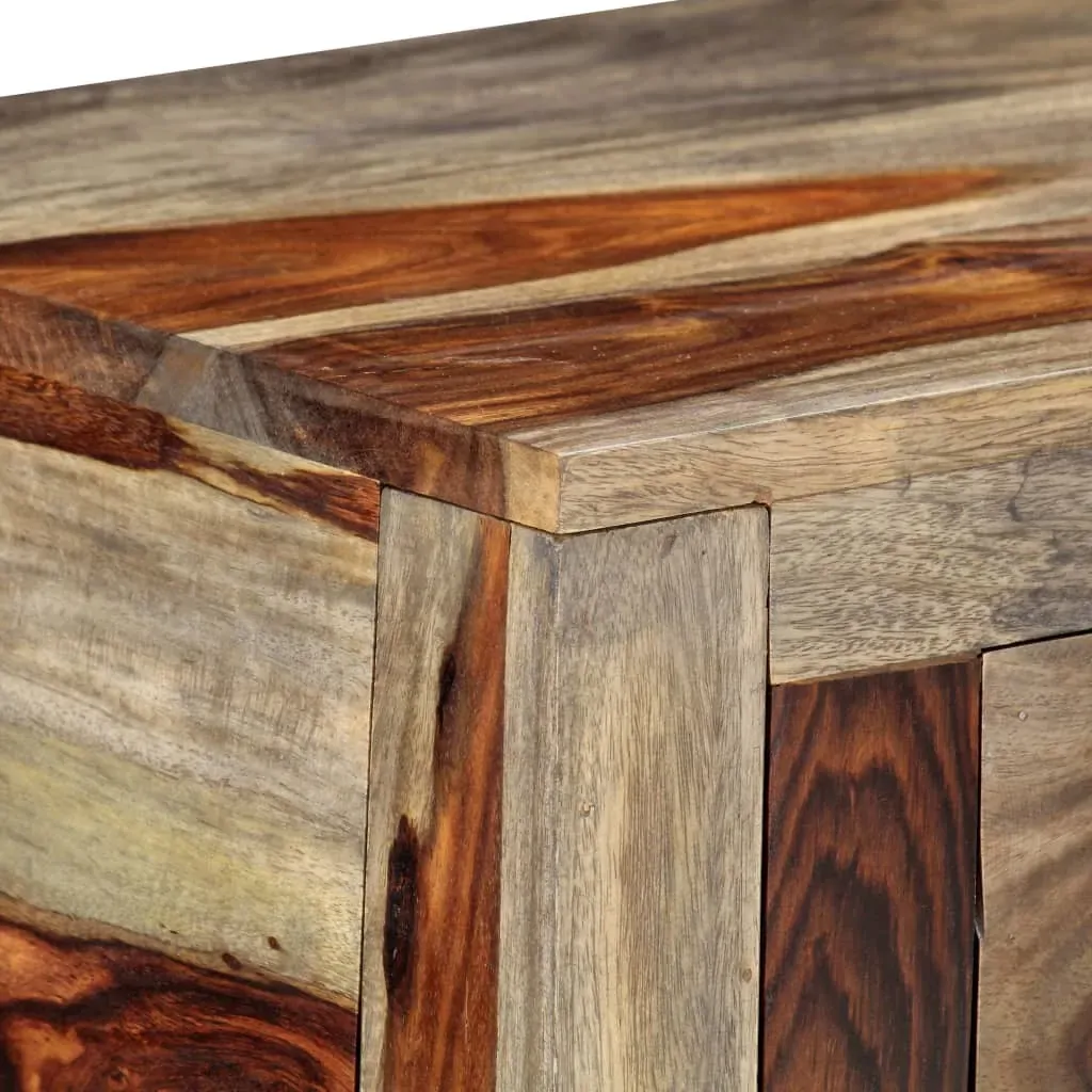 Console Table with 3 Drawers 120x30x75 cm Solid Acacia Wood Price
