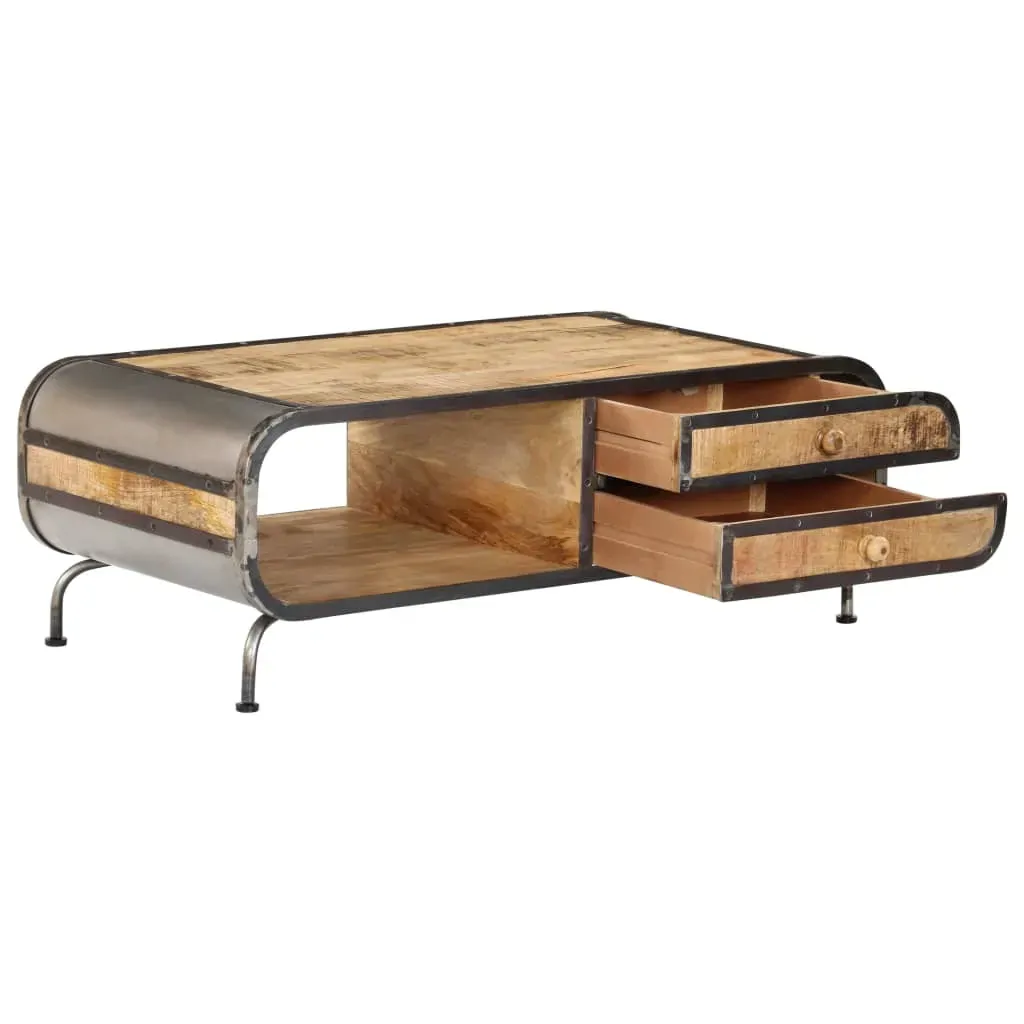 Coffee Table 100x50x35 cm Solid Mango Wood Price