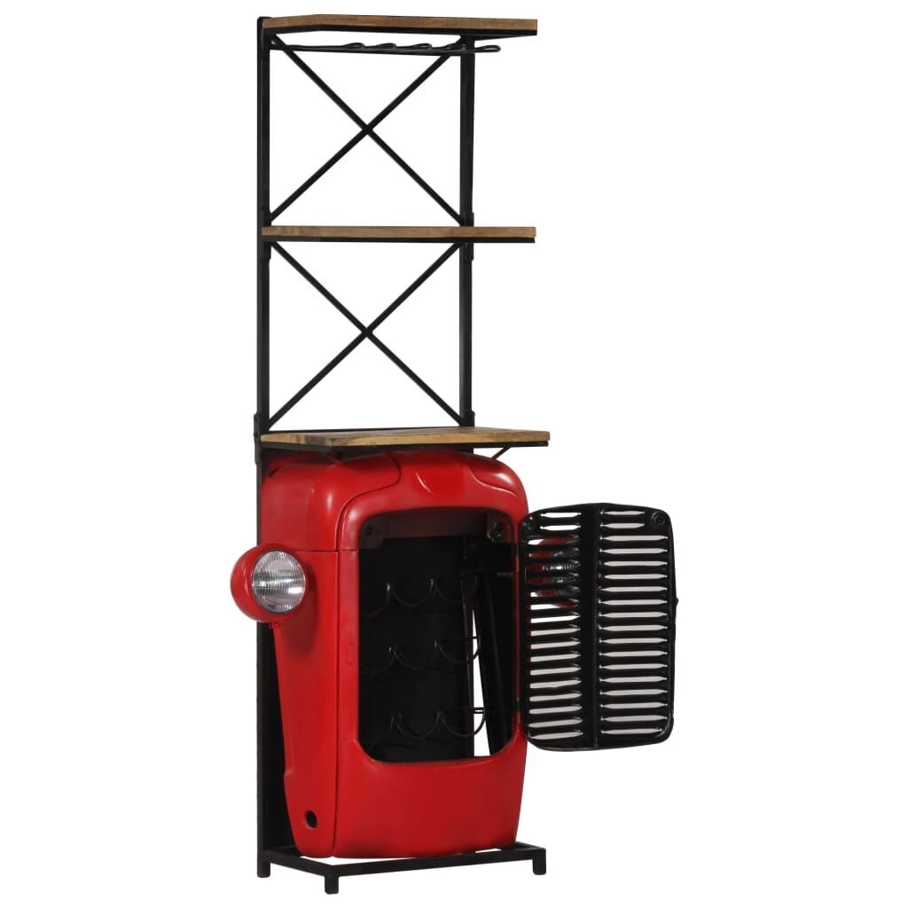 Tractor Wine Cabinet 49x31x172 cm Solid Wood Mango Price