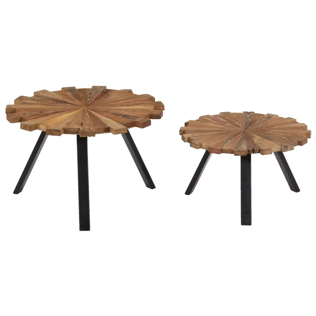 Coffee Tables 2 pcs Solid Reclaimed Wood Price