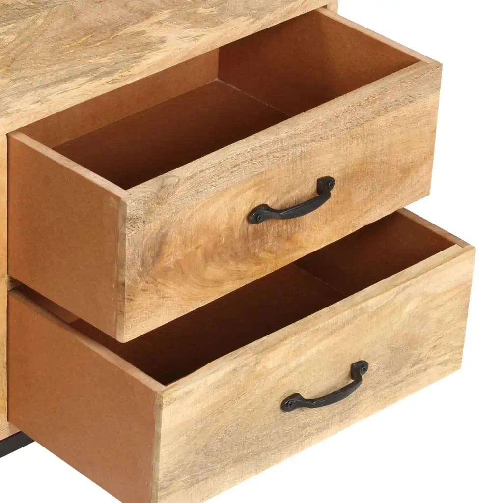 TV Cabinet 130x30x45 cm Solid Mango Wood Price