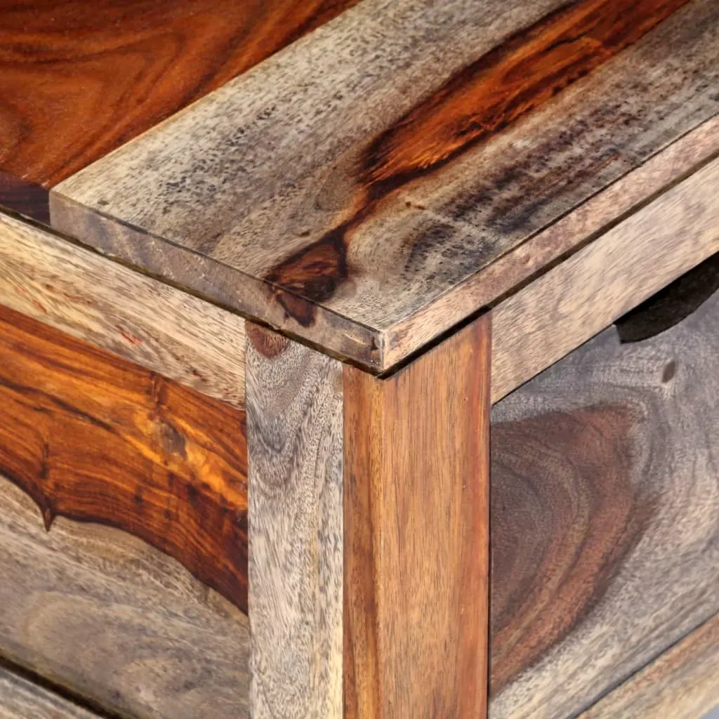 Coffee Table Grey 100x50x30 cm Solid Acacia Wood Price