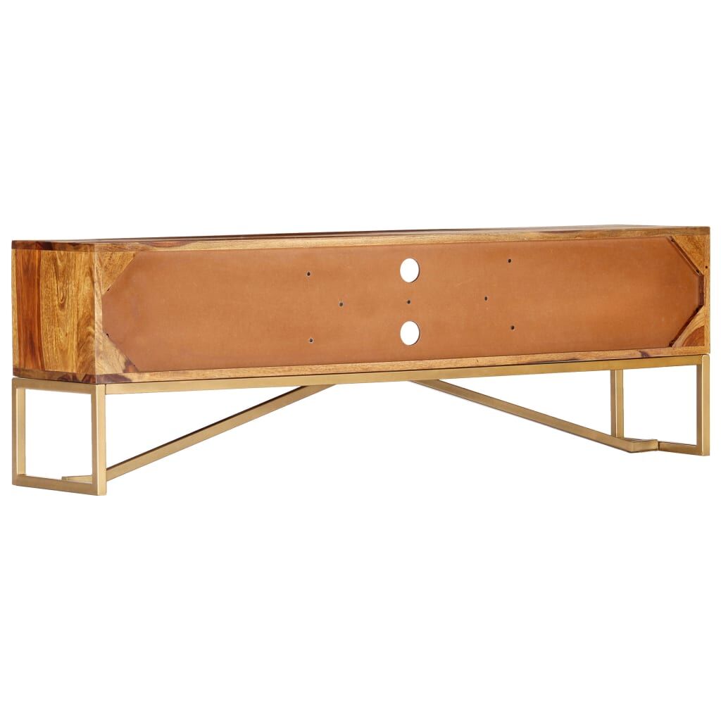 TV Cabinet 140x30x45 cm Solid Acacia Wood Price