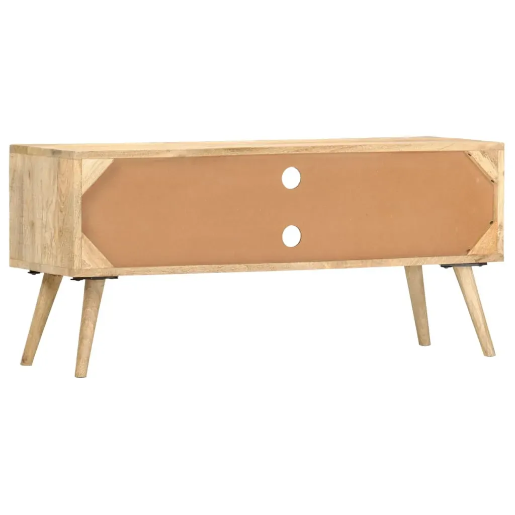 TV Cabinet 100x30x45 cm Solid Mango Wood Price
