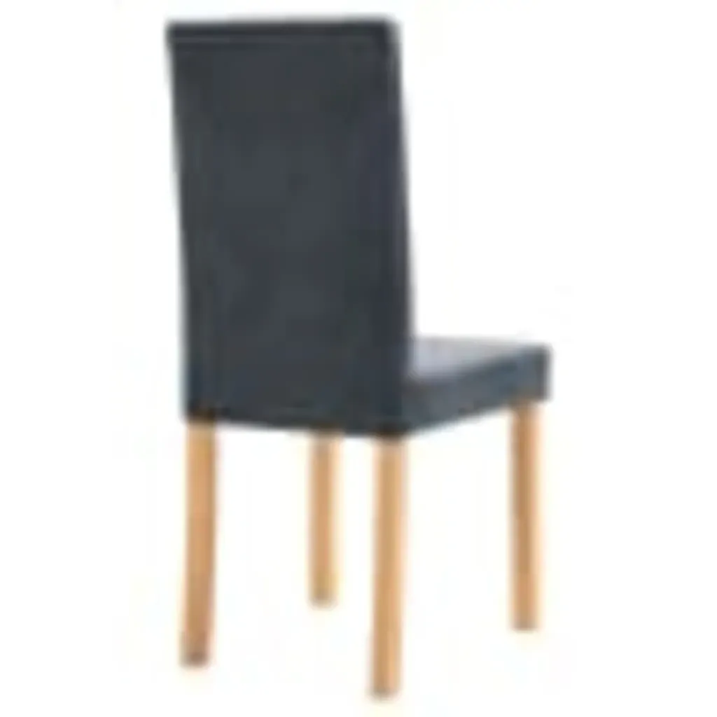 Dining Chairs 2 pcs Grey Faux Suede Leather Price