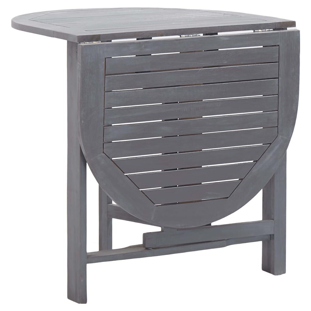 5 Piece Garden Dining Set Solid Wood Acacia Grey Price