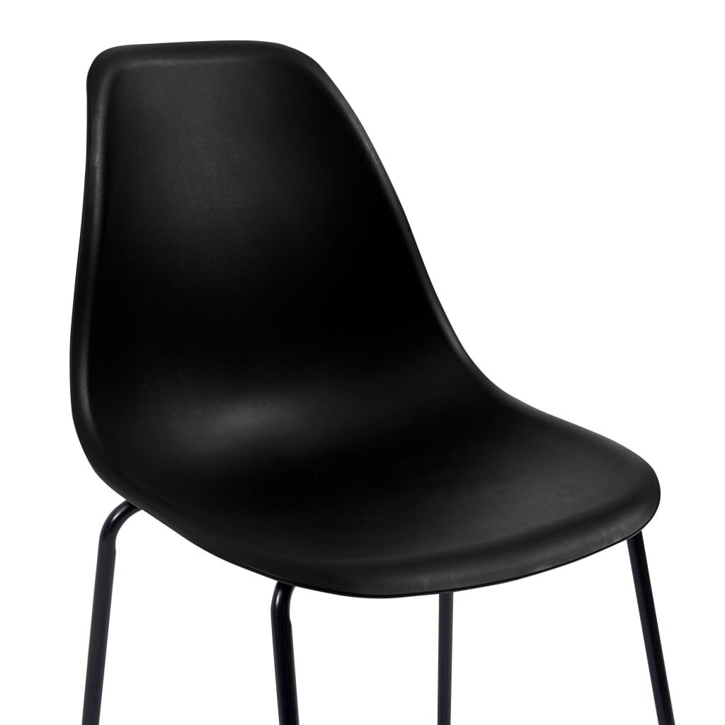 Bar Stools 6 pcs Black Plastic Price