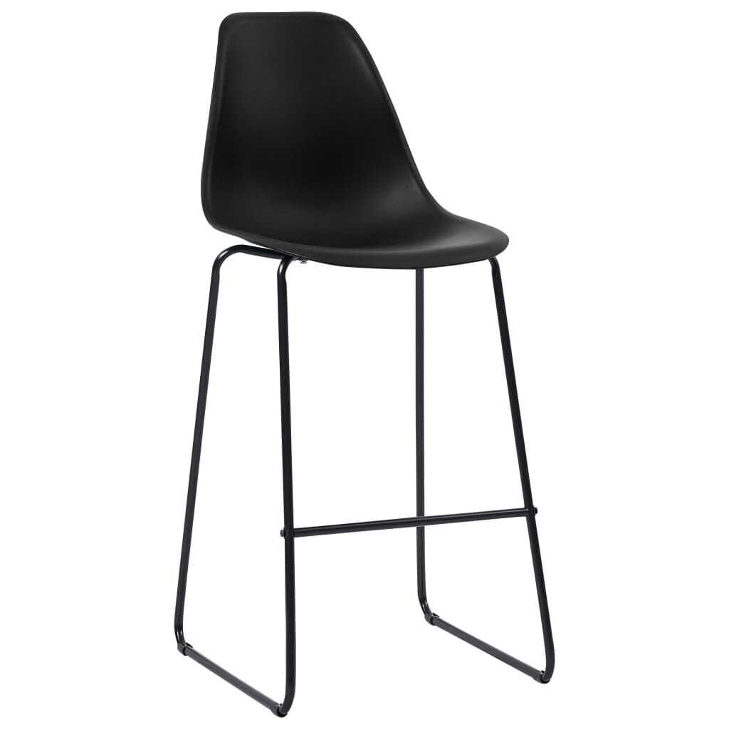5 Piece Bar Set Plastic Black Price