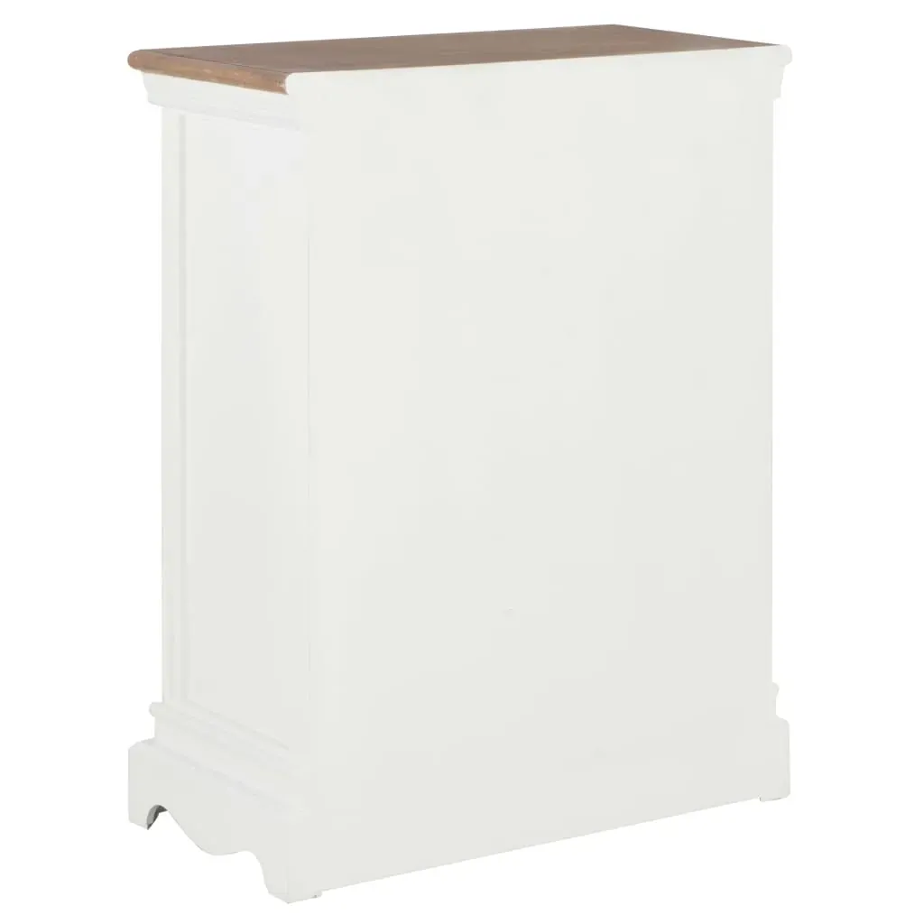Sideboard White 60x30x80 cm Solid Wood Price