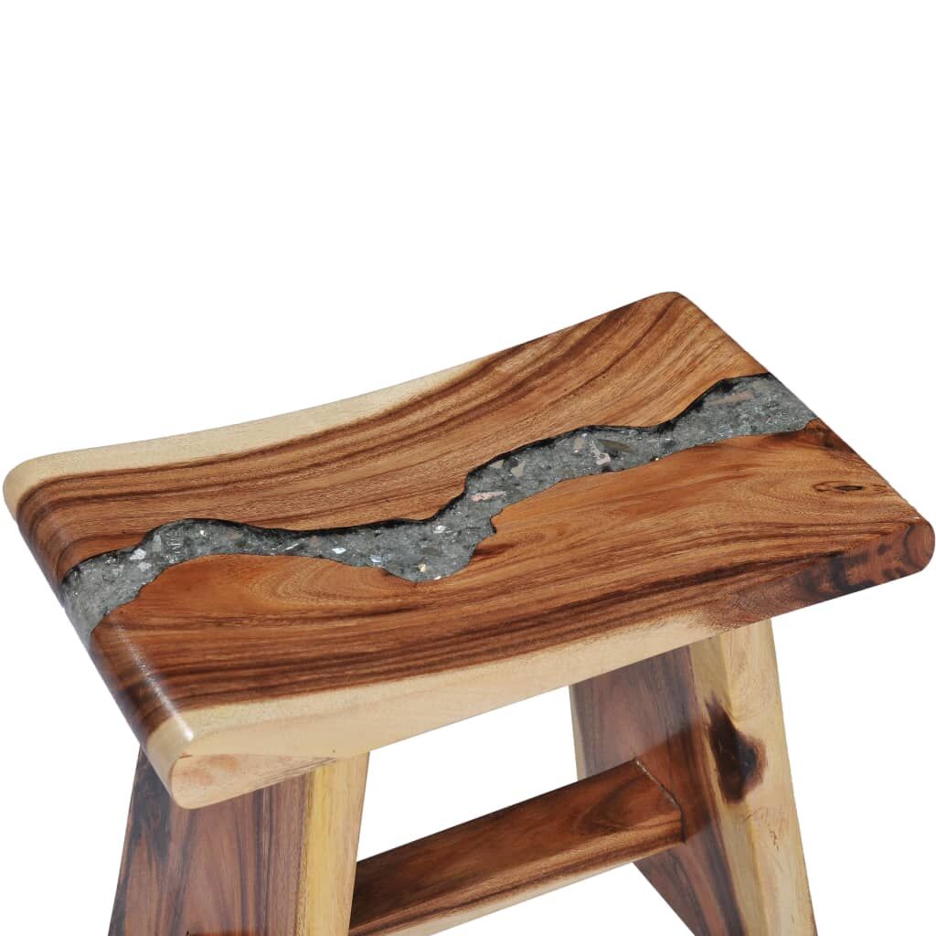 Stool Solid Suar Wood and Polyresin Price