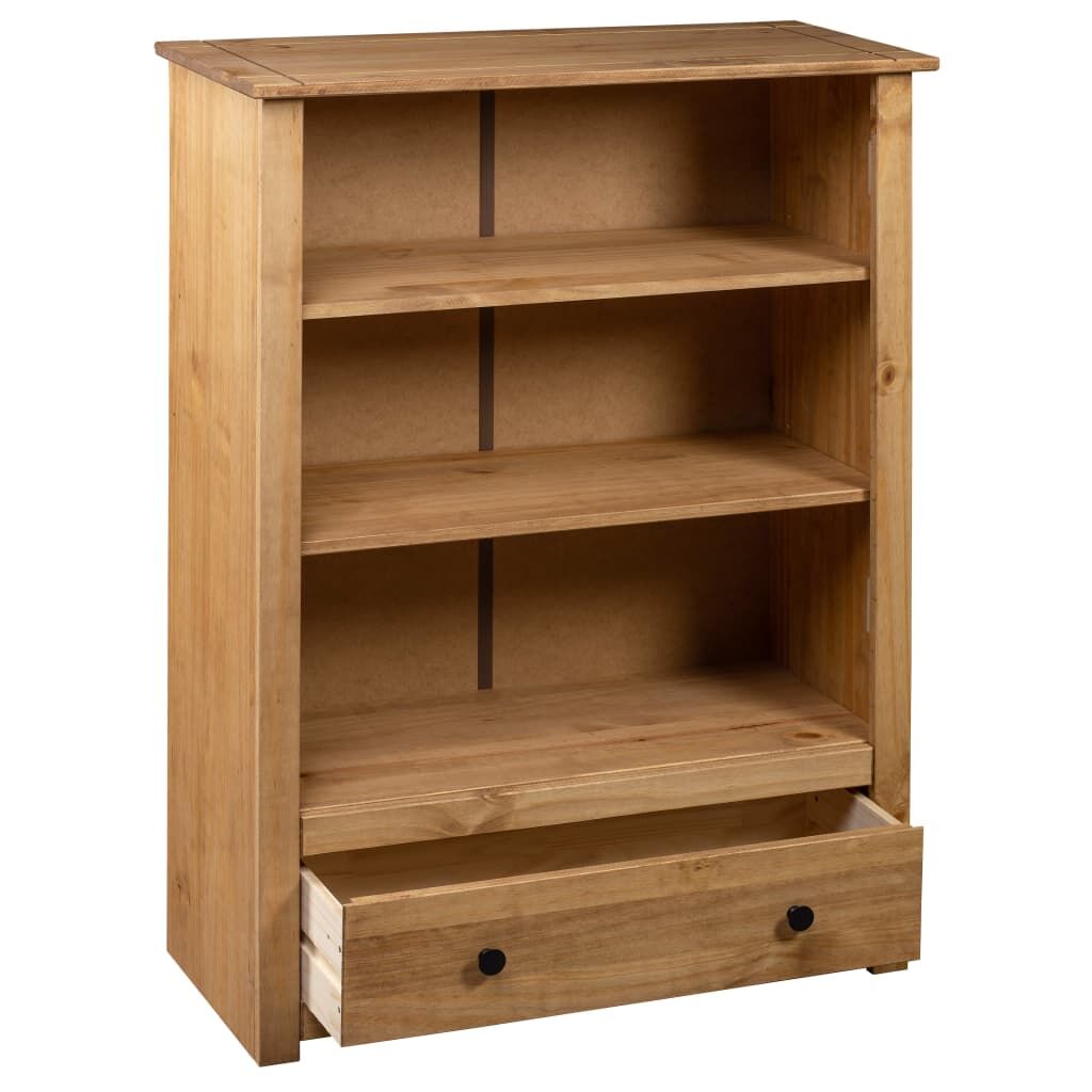 Bookcase 80x35x110 cm Solid Pine Wood Panama Range Price