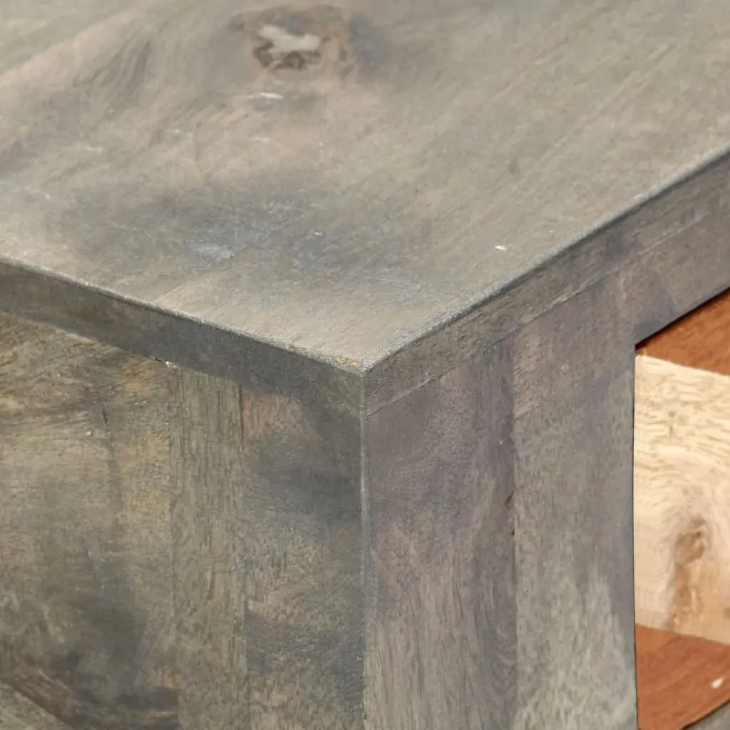 Console Table Grey 86x30x76 cm Solid Mango Wood Price