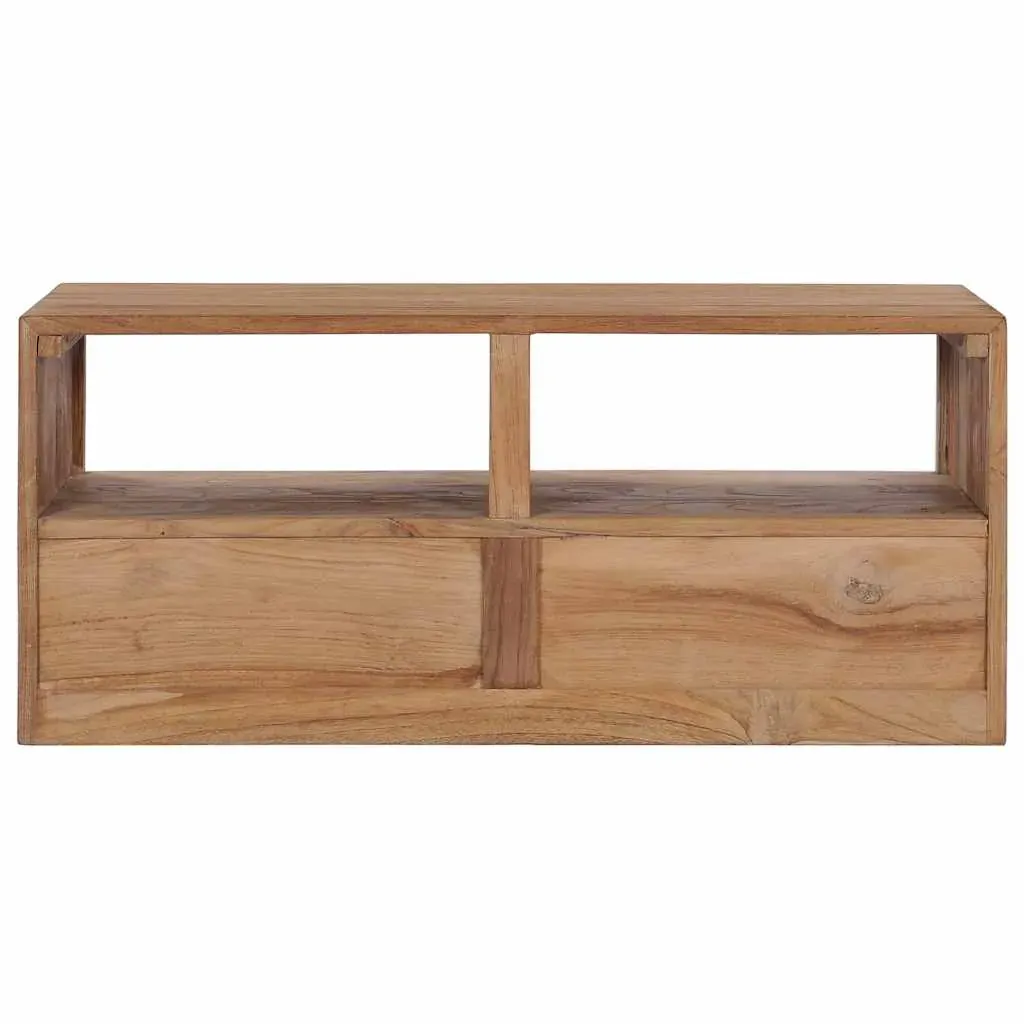 TV Cabinet 90x30x40 cm Solid Teak Wood Price