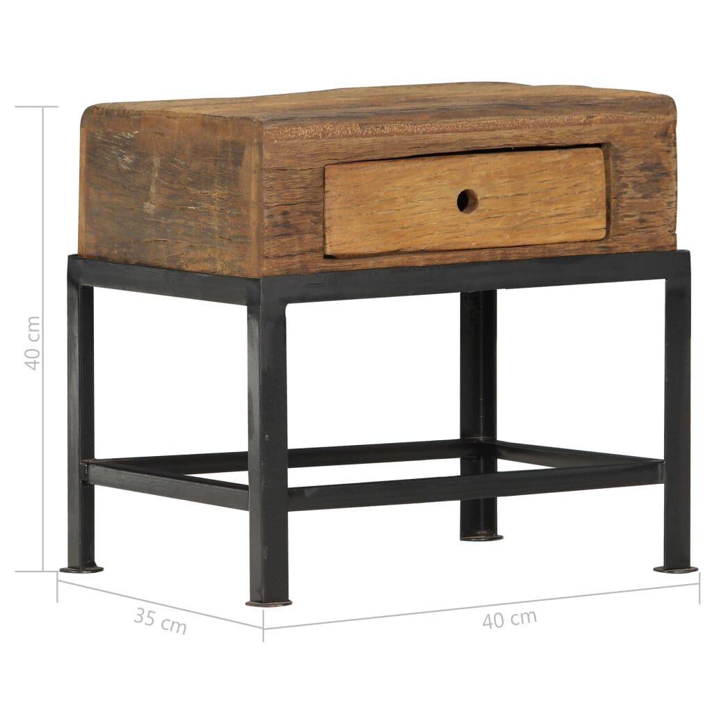Bedside Cabinet 40x35x40 cm Solid Reclaimed Wood Price