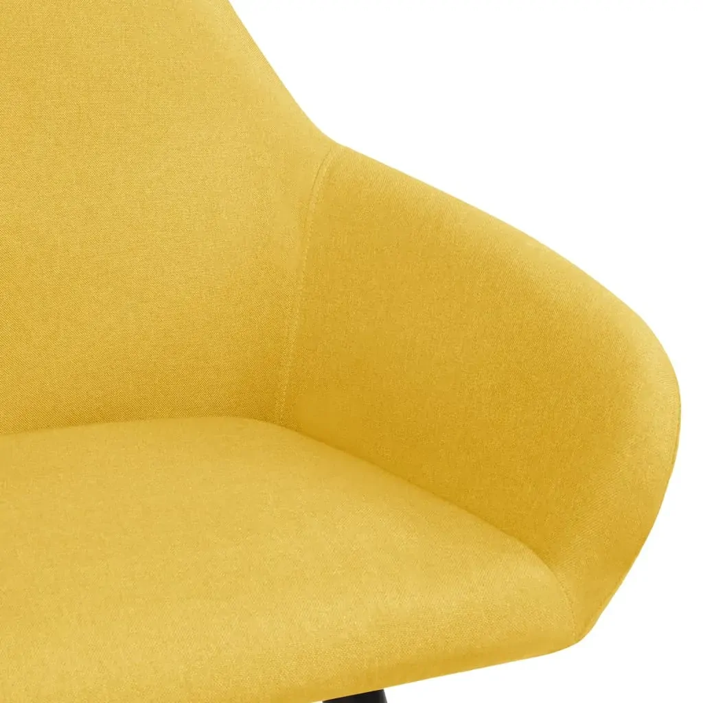Dining Chairs 2 pcs Yellow Fabric Price