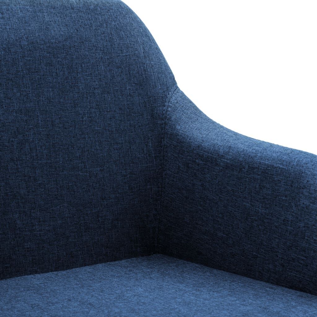 Swivel Dining Chair Blue Fabric Price