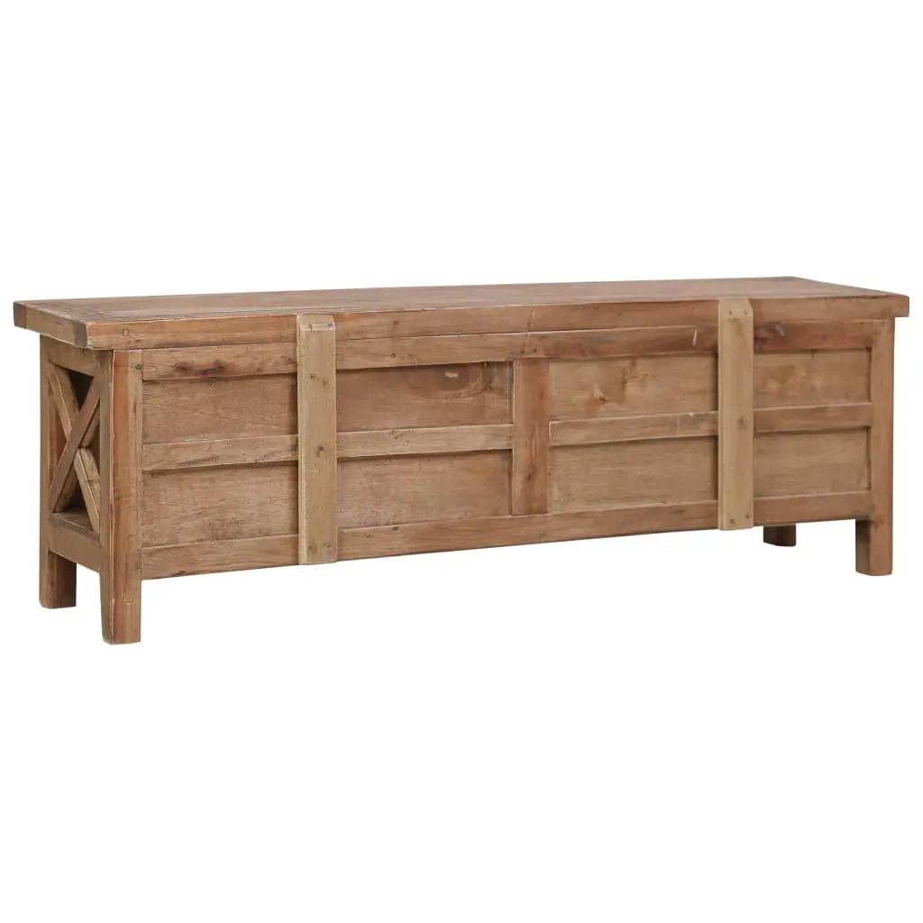 TV Cabinet with 3 Drawers 120x30x40 cm Solid Mahogany Wood Price