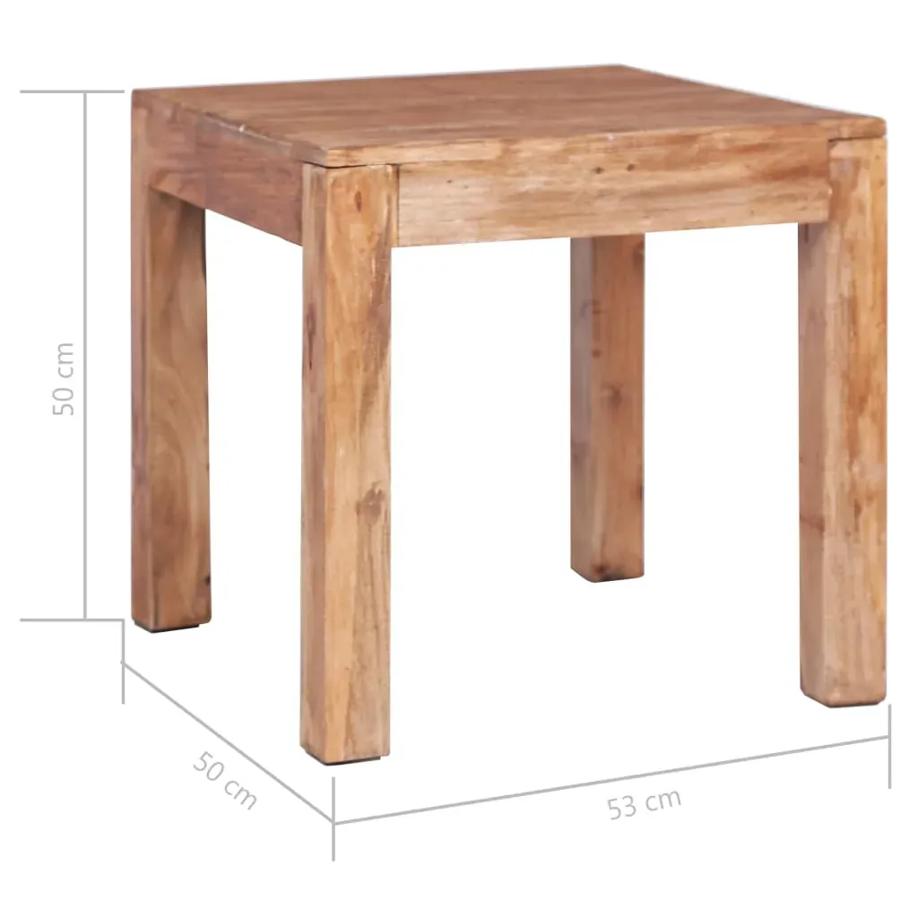 Coffee Table 53x50x50 cm Solid Mahogany Wood Price