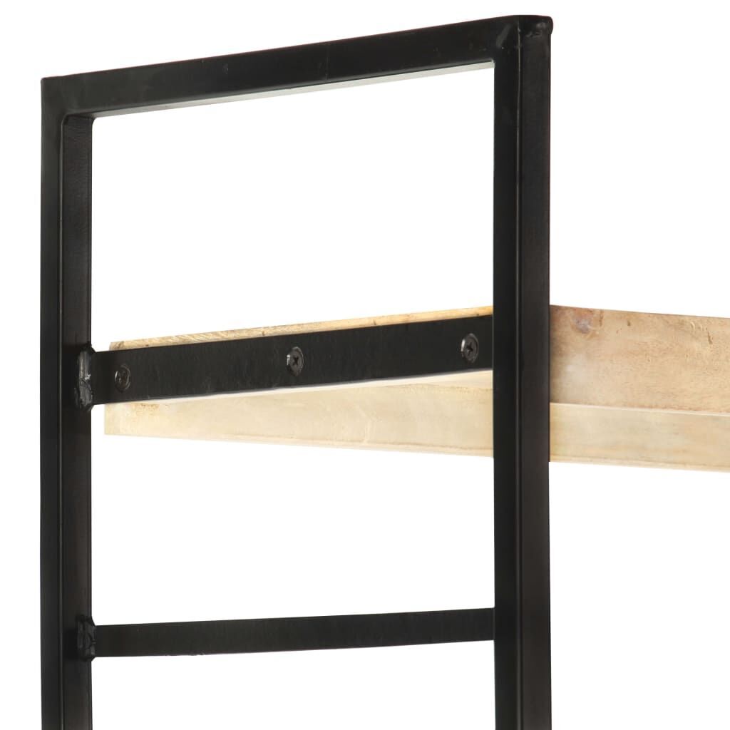 4-Tier Bookcase 124x30x180 cm Solid Mango Wood Price