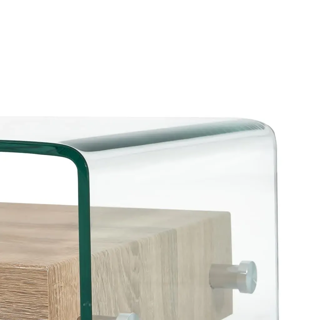 Coffee Table Clear 98x45x31 cm Tempered Glass Price