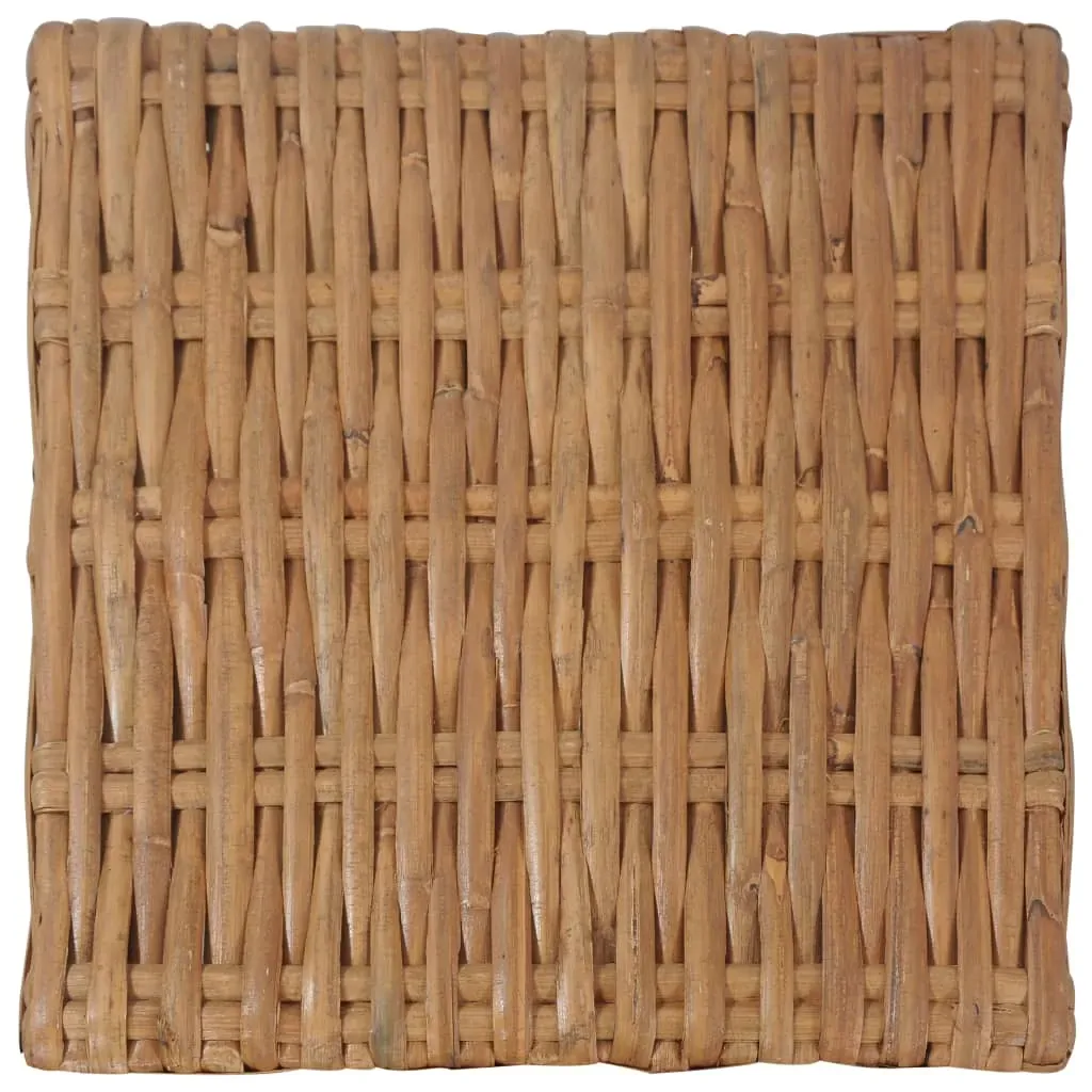 Coffee Table 47x47x28 cm Natural Rattan Price
