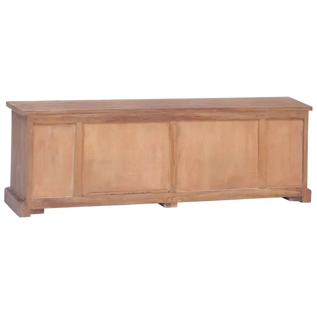 TV Cabinet 120x30x40 cm Solid Teak Wood Price
