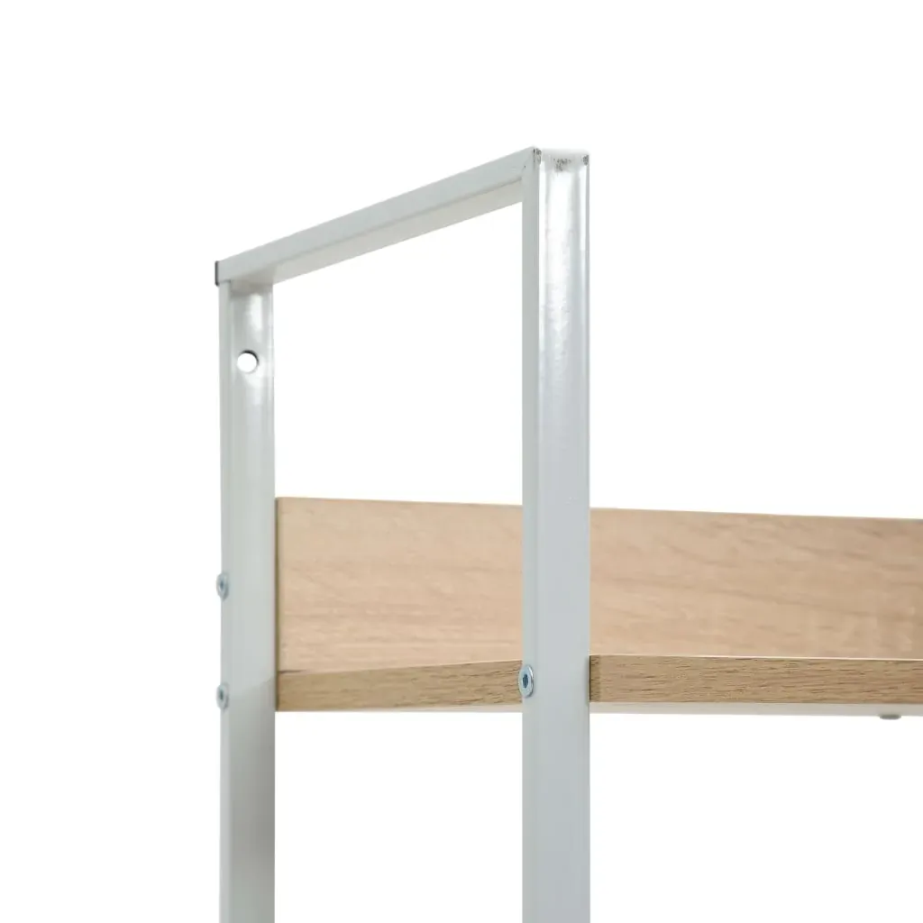 3-Layer Book Shelf Oak 60x27.6x90.5 cm Engineered Wood Price